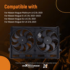 Radiator Cooling Fan Assembly for Nissan Rogue (2021–2023) NI3115166