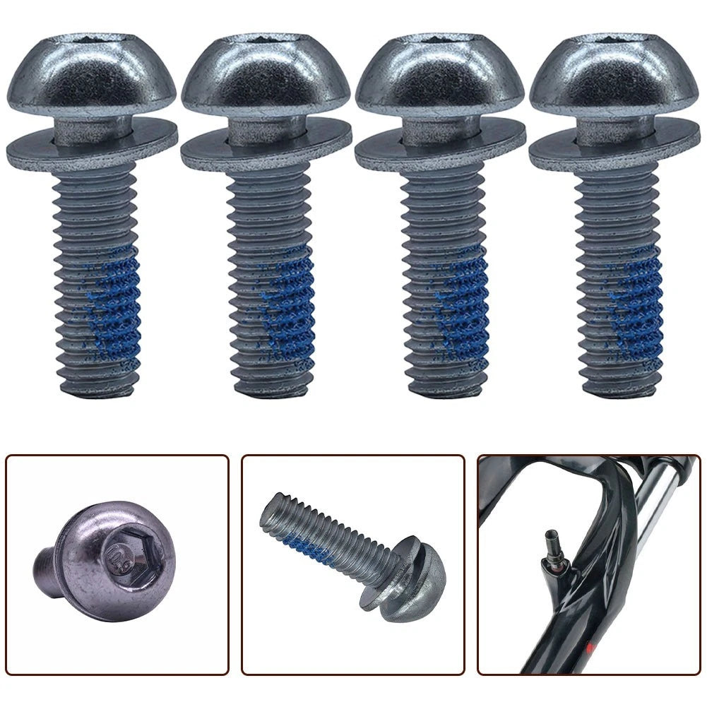 Set of 4 V Brake M620 Caliper Fixing Screws for Mountain Bike