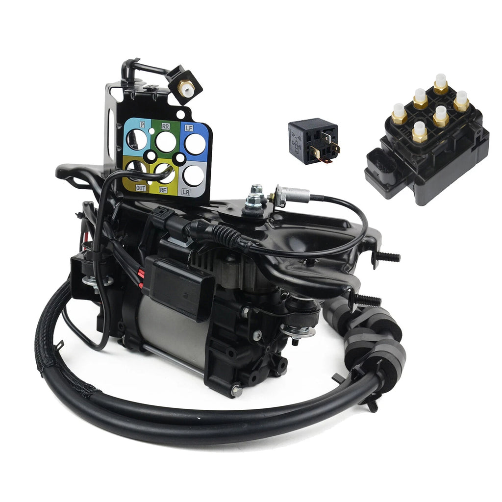 Air Suspension Compressor Pump & Valve Assembly for Jeep Grand Cherokee (2011-2019)