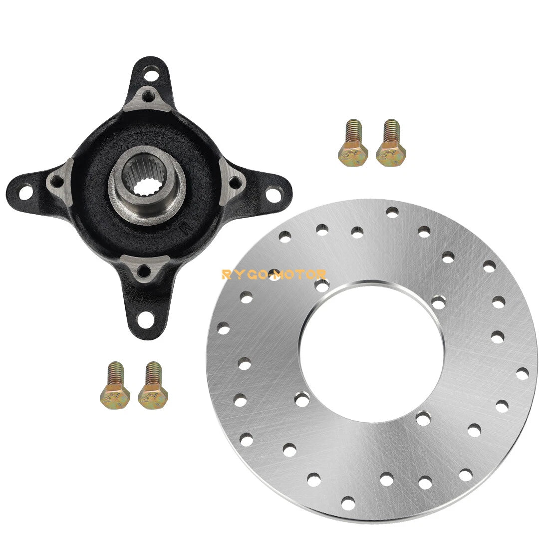 Rear Left Wheel Hub & Brake Disc Rotor for Polaris Magnum 325 500 (2001–2002)