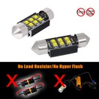 Set of 2 LED License Plate Lights for Benz BMW Ford