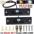 Front Rear Side Marker Sockets with 4 Bulbs for Mazda RX7 (1981–1985)