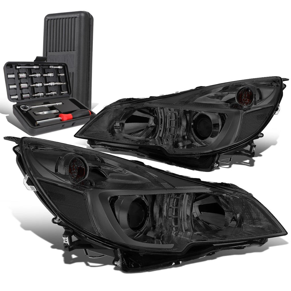 Smoked Clear Signal Projector Headlights for Subaru Outback/Legacy (2010–2014)
