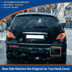 Rear Bumper Tow Hook Cover for Mercedes-Benz W251 R350 (2006-2012) Black