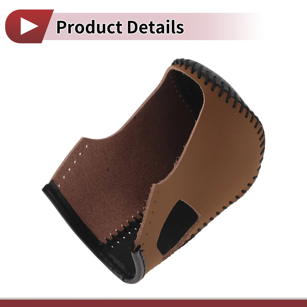 1 Pc Gear Shift Knob Cover for Nissan Murano (2009–2013) Black Brown Faux Leather