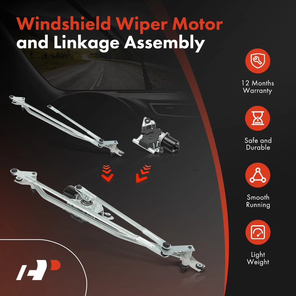 Wiper Motor & Linkage Assembly for Chevy Silverado 1500 LD (2014-2019)