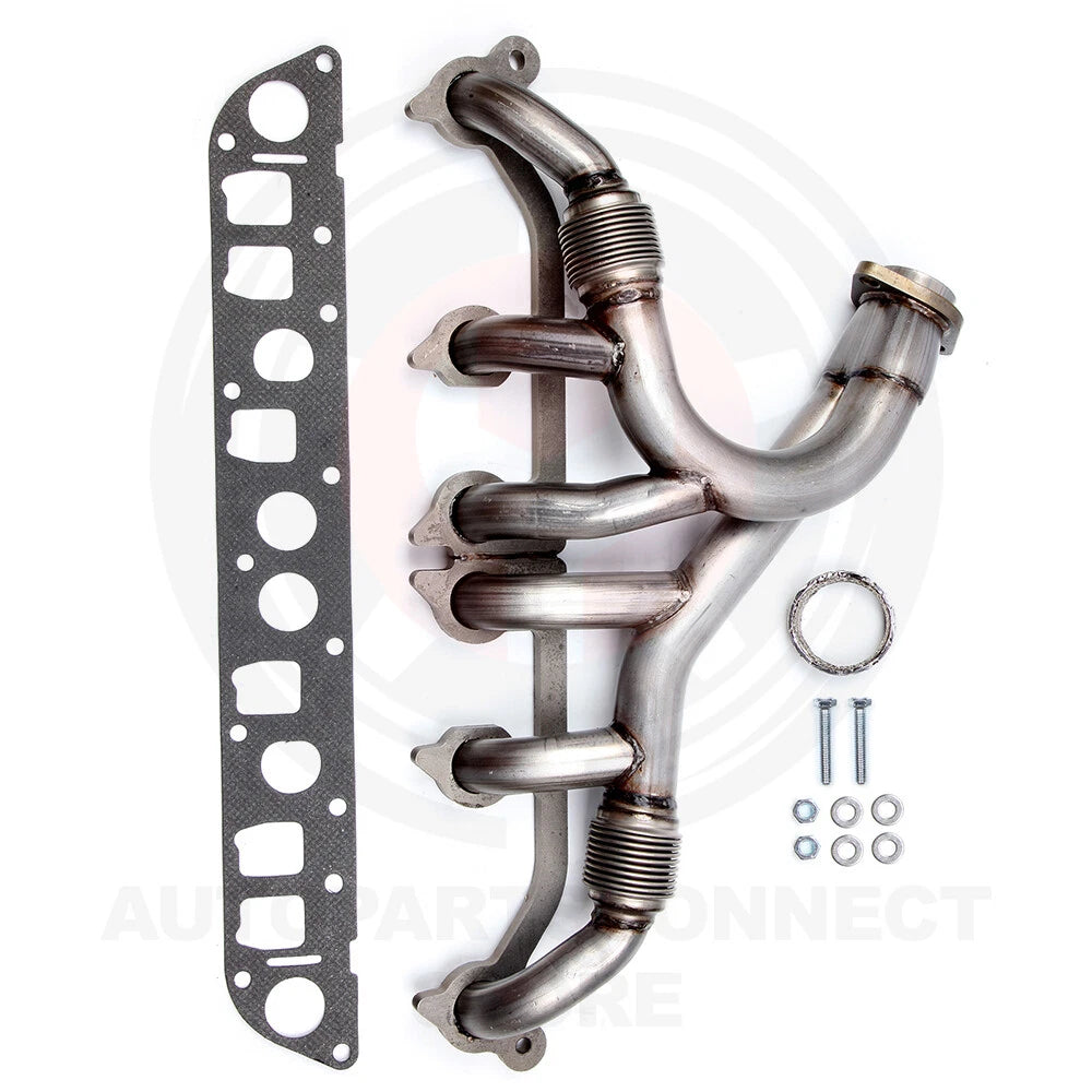 Stainless Exhaust Manifold & Gasket Kit for Jeep Grand Cherokee L6 1993–1998