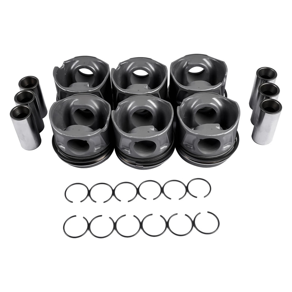 Set of 6 Pistons with Rings for Jeep Grand Cherokee, Ram 1500 (2014–2018)