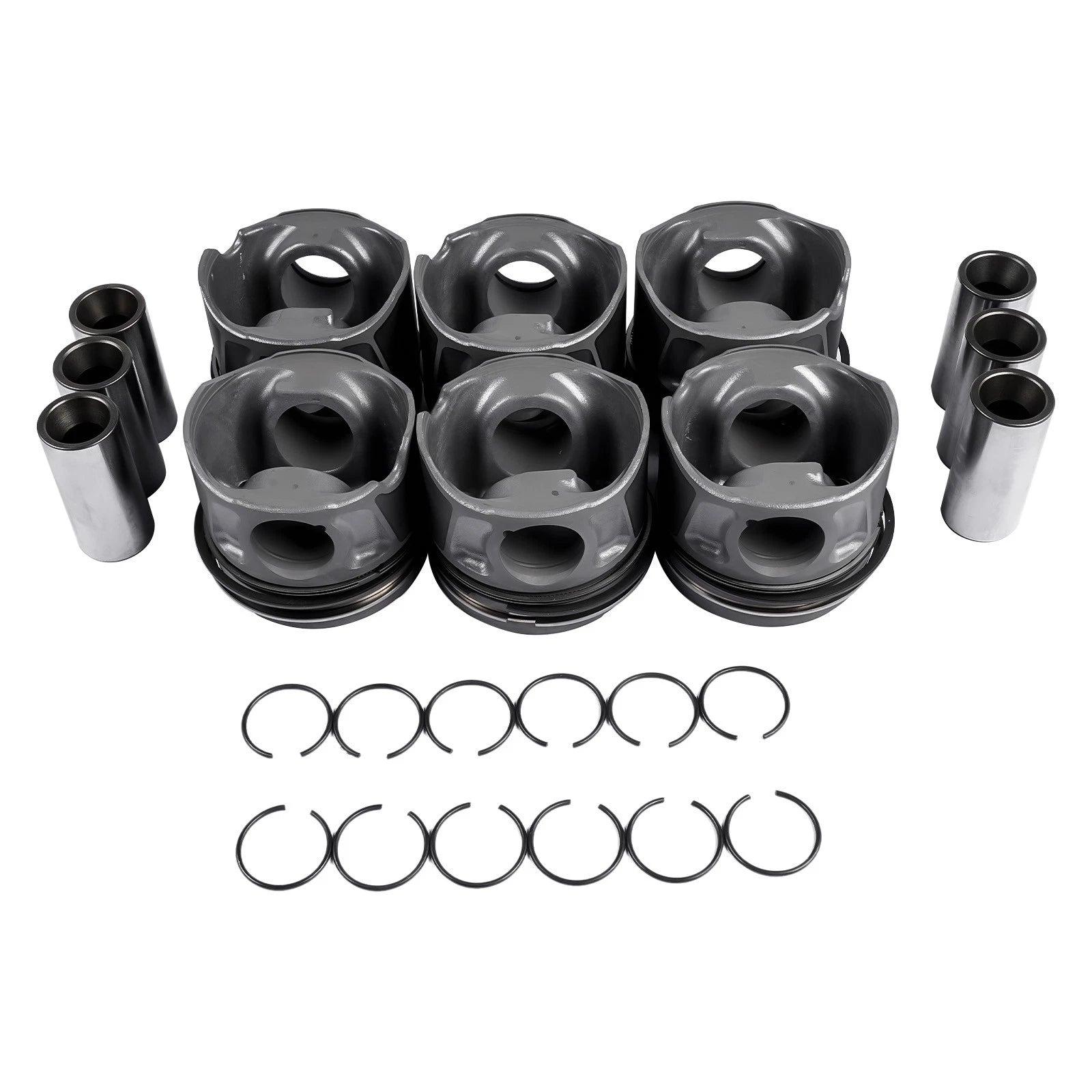 Set of 6 Pistons with Rings for Jeep Grand Cherokee, Ram 1500 (2014–2018)