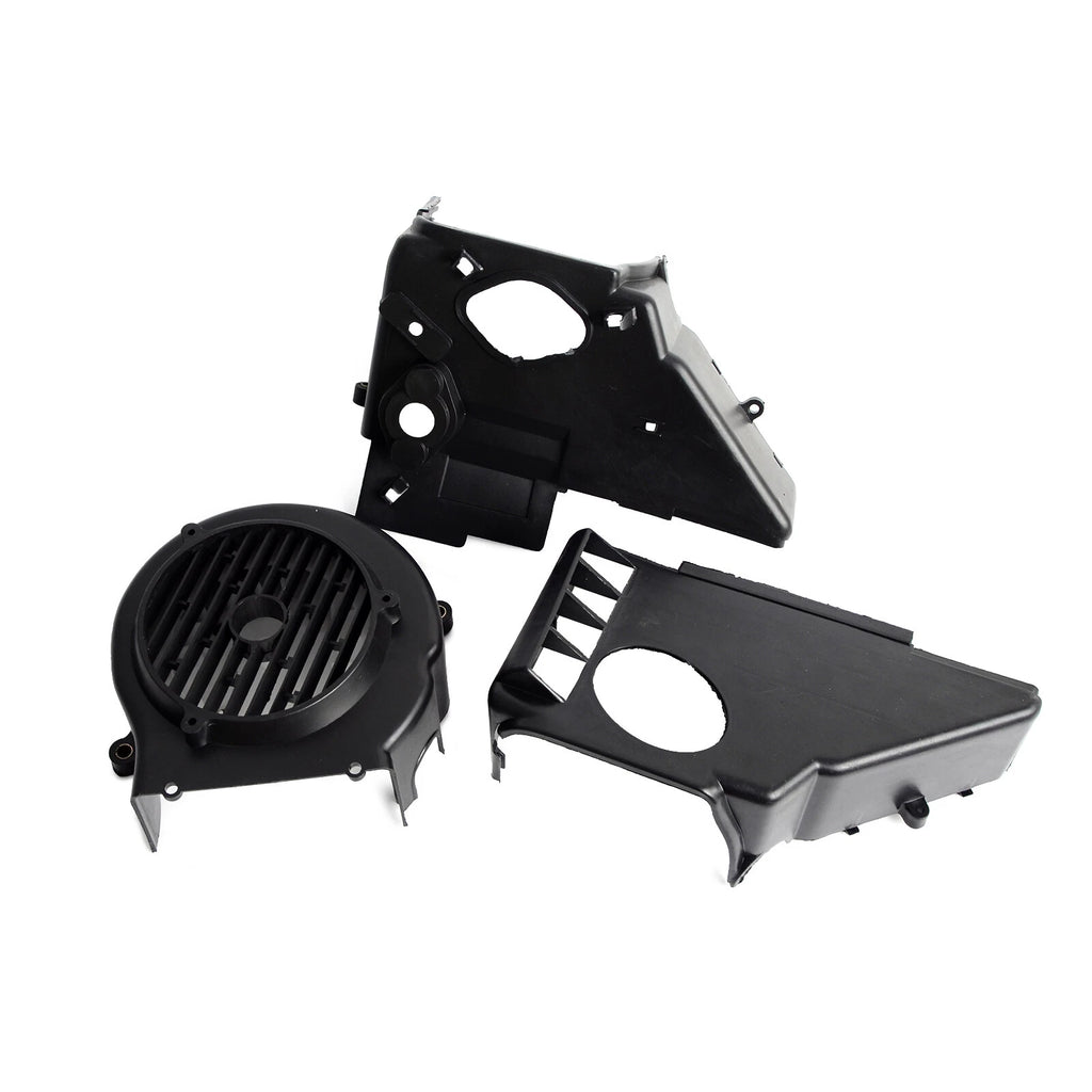 Air Shroud Cooling Assembly with Fan for GY6 150cc Go Kart, ATV, Scooter (2000–2023)