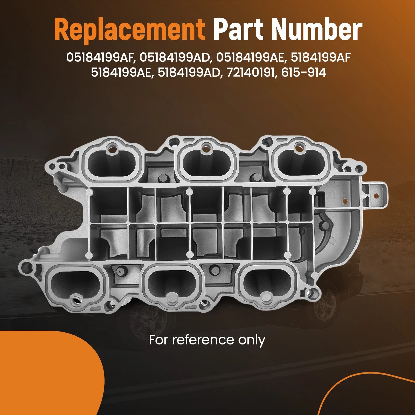 Lower Engine Intake Manifold for Jeep Grand Cherokee, Dodge Charger, Chrysler (2011-2021)