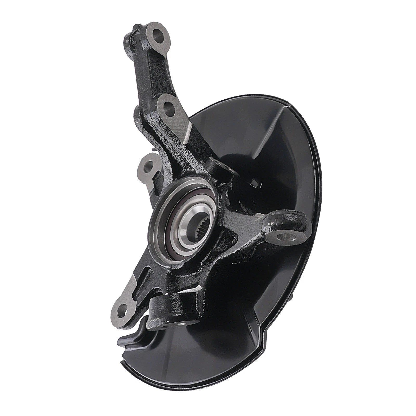 Pair Front Steering Knuckle & Wheel Hub Bearing for Honda Civic DX (1984–1987)