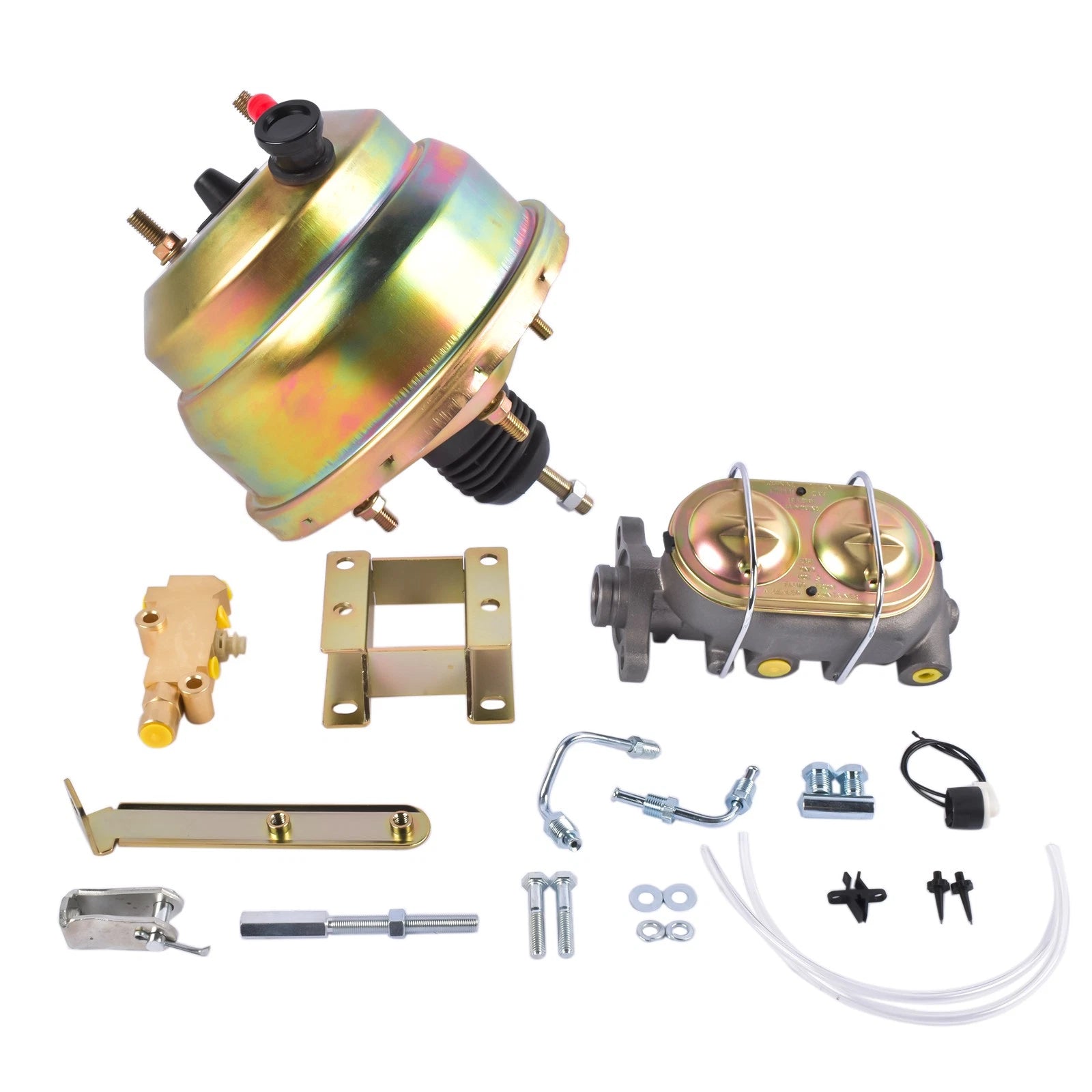 Front Power Disc Brake Conversion Kit with Drilled Rotors for Two-Ten Series