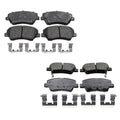 Set of 4 Akebono ProACT Ceramic Brake Pads for Elantra GT Veloster Forte5 (2013–2017)