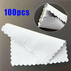 100 x Lint Cloth Microfiber for Nano Ceramic Car Glass Coating 10x10CM