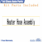 HVAC Heater Hose Assembly for Ford E-150 F-150 Lincoln Navigator (1997–2003)