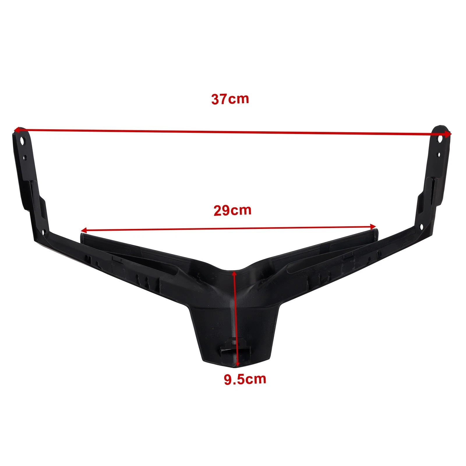 Front Upper Nose Headlight Cover Fairing for Honda CBR650R (2024–2025) Black