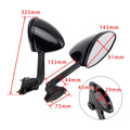 Rearview Mirror Pair for Kawasaki ZZR 1400 Ninja ZX-14R (2006–2025)