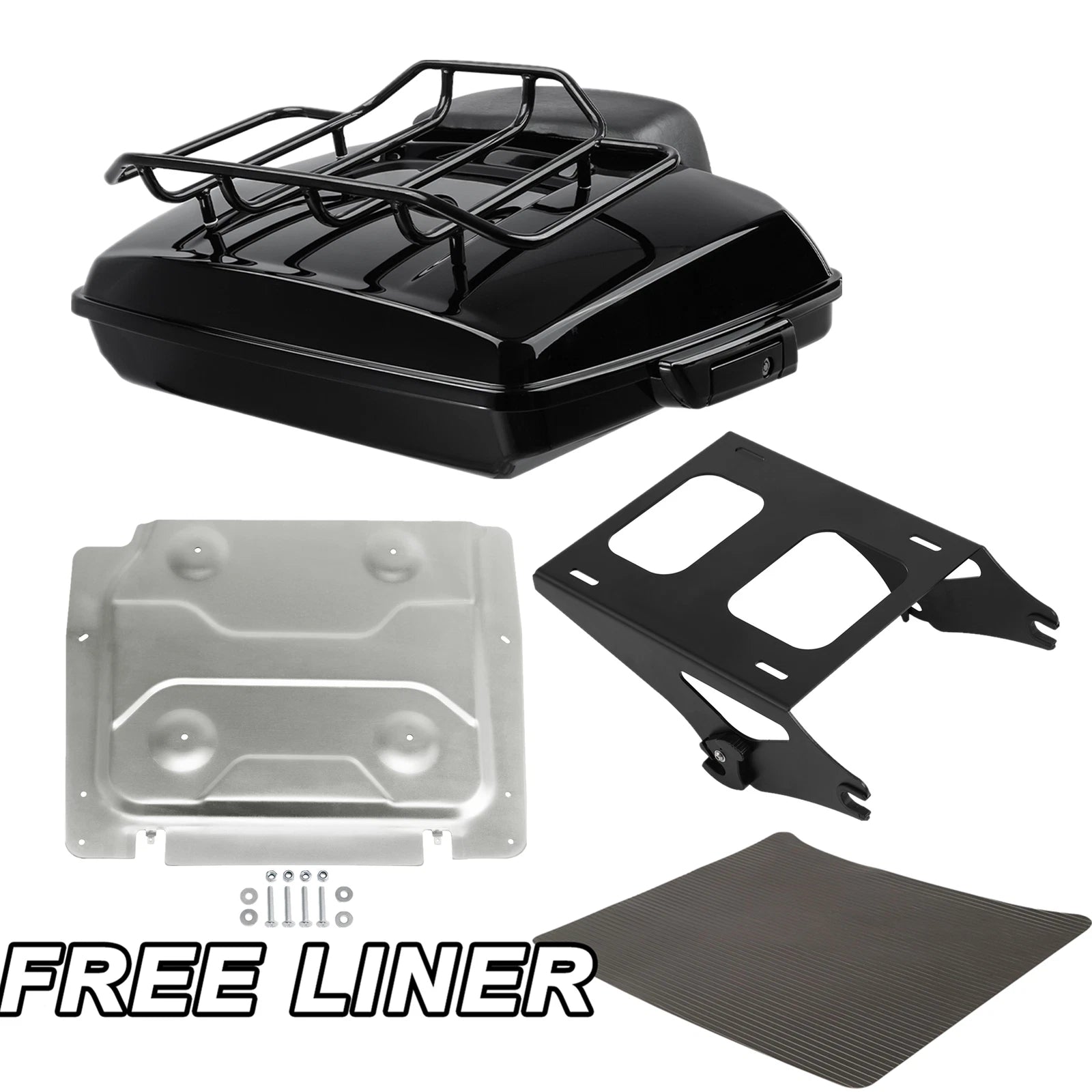 Razor Trunk Pad Mount Rack Base Plate for Harley Electra Glide (2014–2026)
