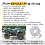 Rear Brake Panel Plate & Camshaft Kit for Yamaha Big Bear 250 400 (1985–2006)