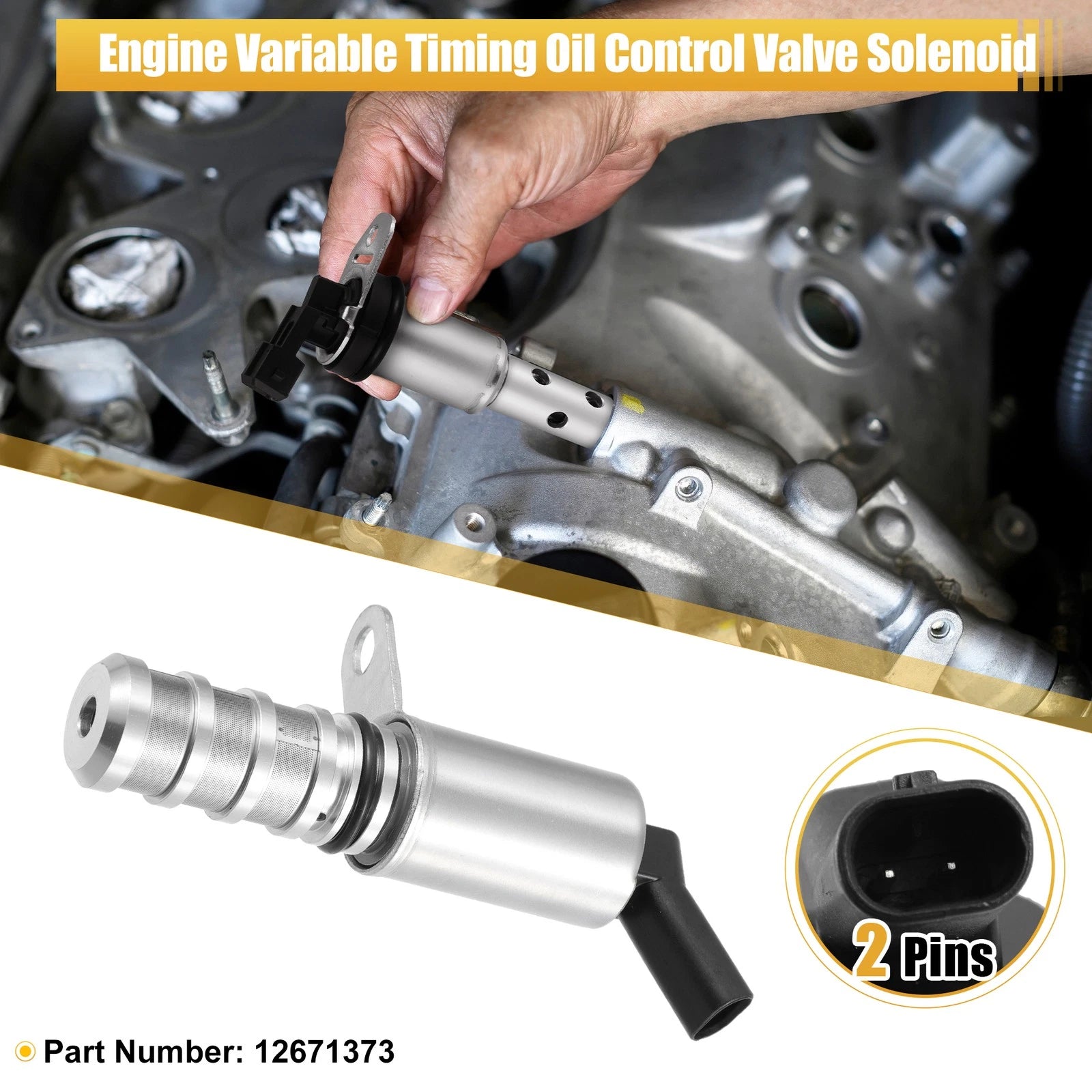 VVT Oil Control Valve for Buick (12671373, 718844942850)