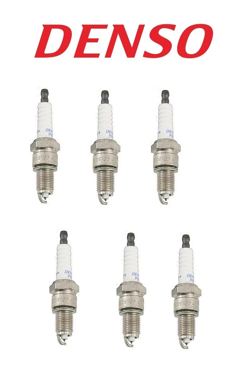 Set of 6 Spark Plugs Denso for Lexus ES250 ES300, Nissan Maxima, Toyota Camry MR2