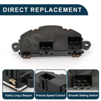 HVAC Blower Motor Resistor for Chrysler 300 (2014-2017) Black