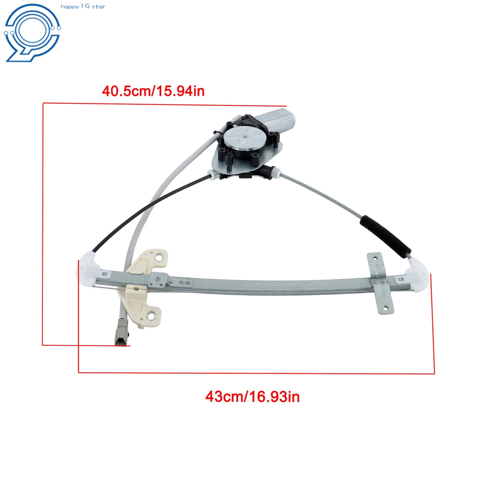 Power Rear RH Window Regulator with Motor for Honda Civic Sedan (2001–2005) 741-745