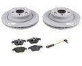 Rear Disc Brake Pad and Rotor Kit for Mercedes W204 GLK250 GLK350 (2009–2016)