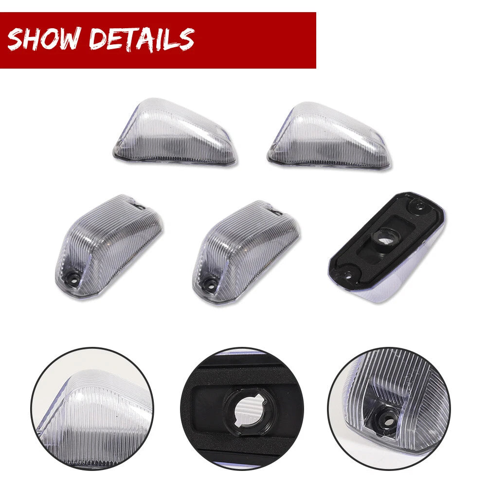 Front Cab Roof Running Light Covers for Dodge RAM Promaster (2014–2023)