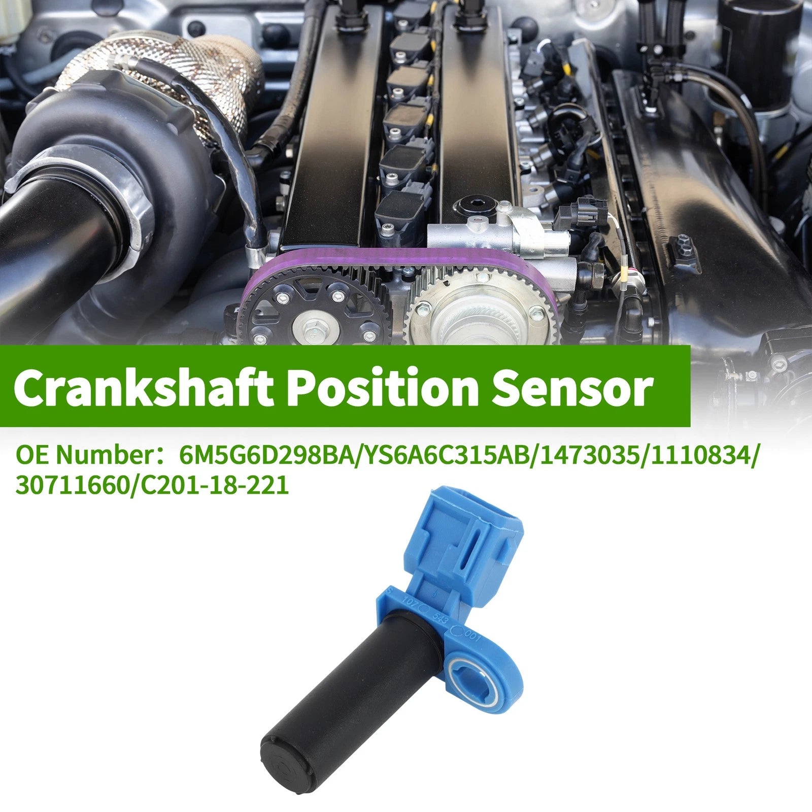 Crankshaft Position Sensor for Ford Focus Mk2 (2004–2012) No. 6M5G6D298BA