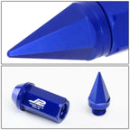 20Pcs J2 7075 Forged Aluminum M12x1.25 Spiky Cap Lug Nuts for