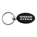 Black Oval Keychain KC1340.TIT.BLK - Officially Licensed for Nissan Titan