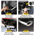 8.5" Clamp-on Exhaust Tip for Car (Universal Fit)