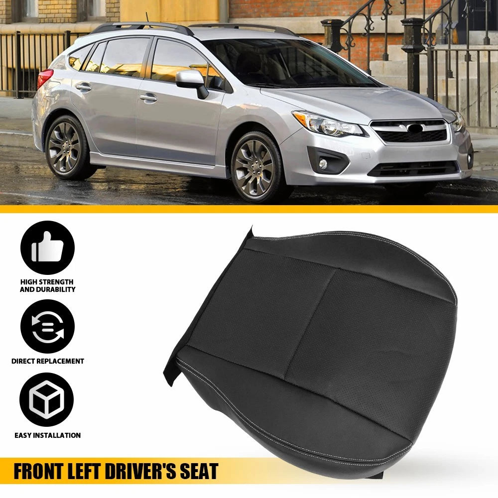 Driver Bottom Replacement Leather Seat Cover for Subaru Forester (2014–2016)