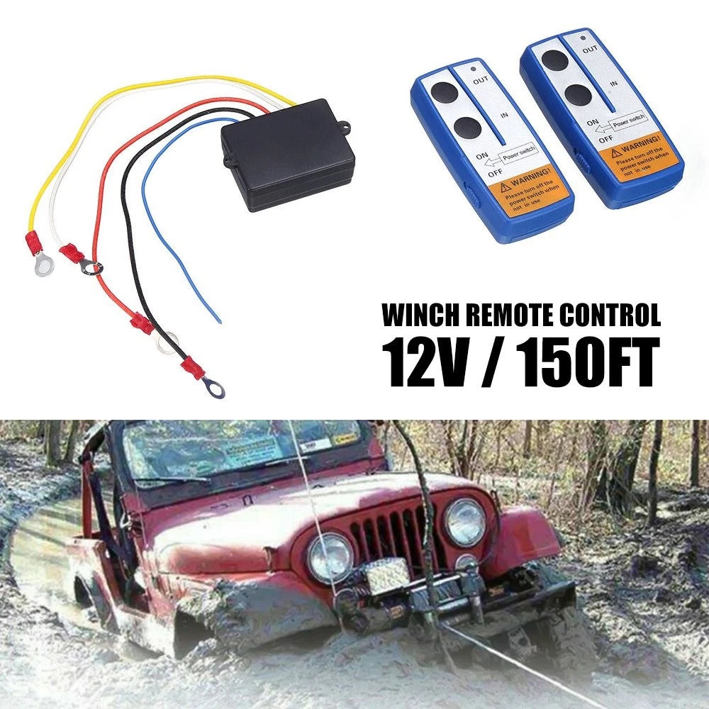 Wireless Recovery Winch Control Remote Kit for Polaris RZR 900 (2015–2023)