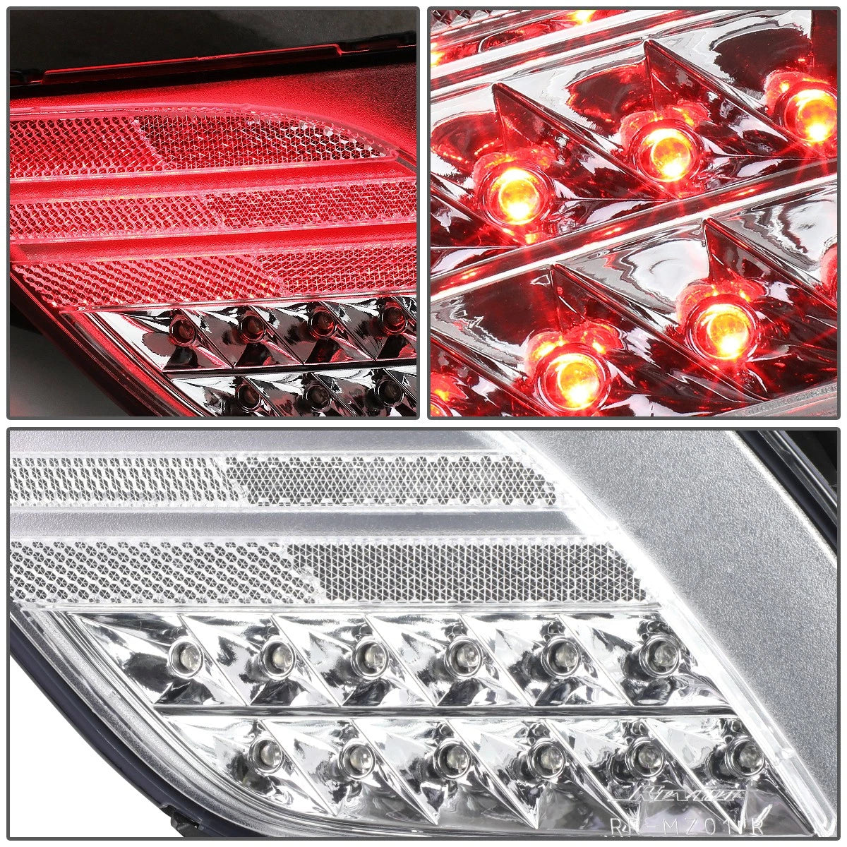 Chrome Housing LED Rear Fog Light for Mazda CX-5 (2013–2016)