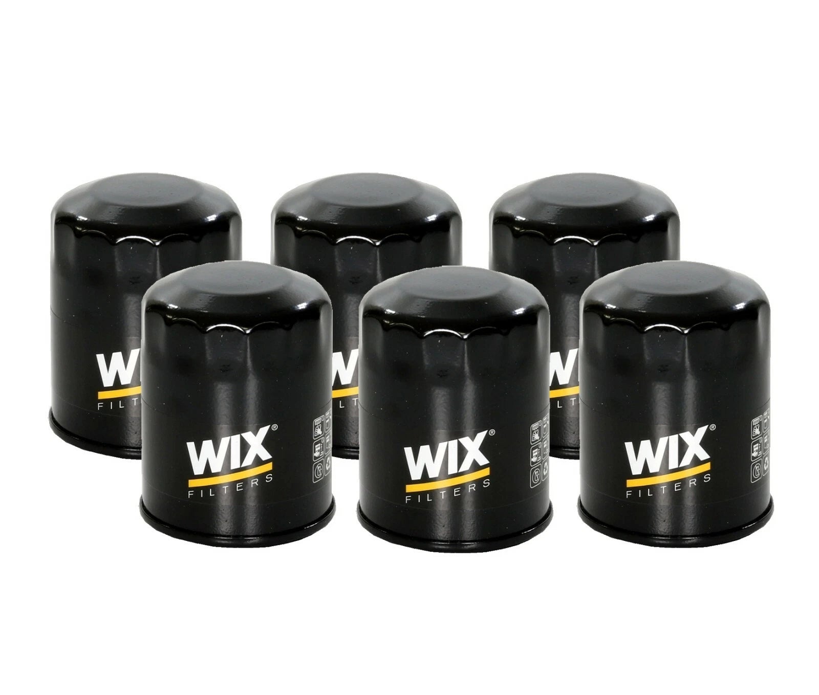 Set of 6 WIX Engine Oil Filters for Chevrolet Lexus Nissan Pontiac Scion Suzuki