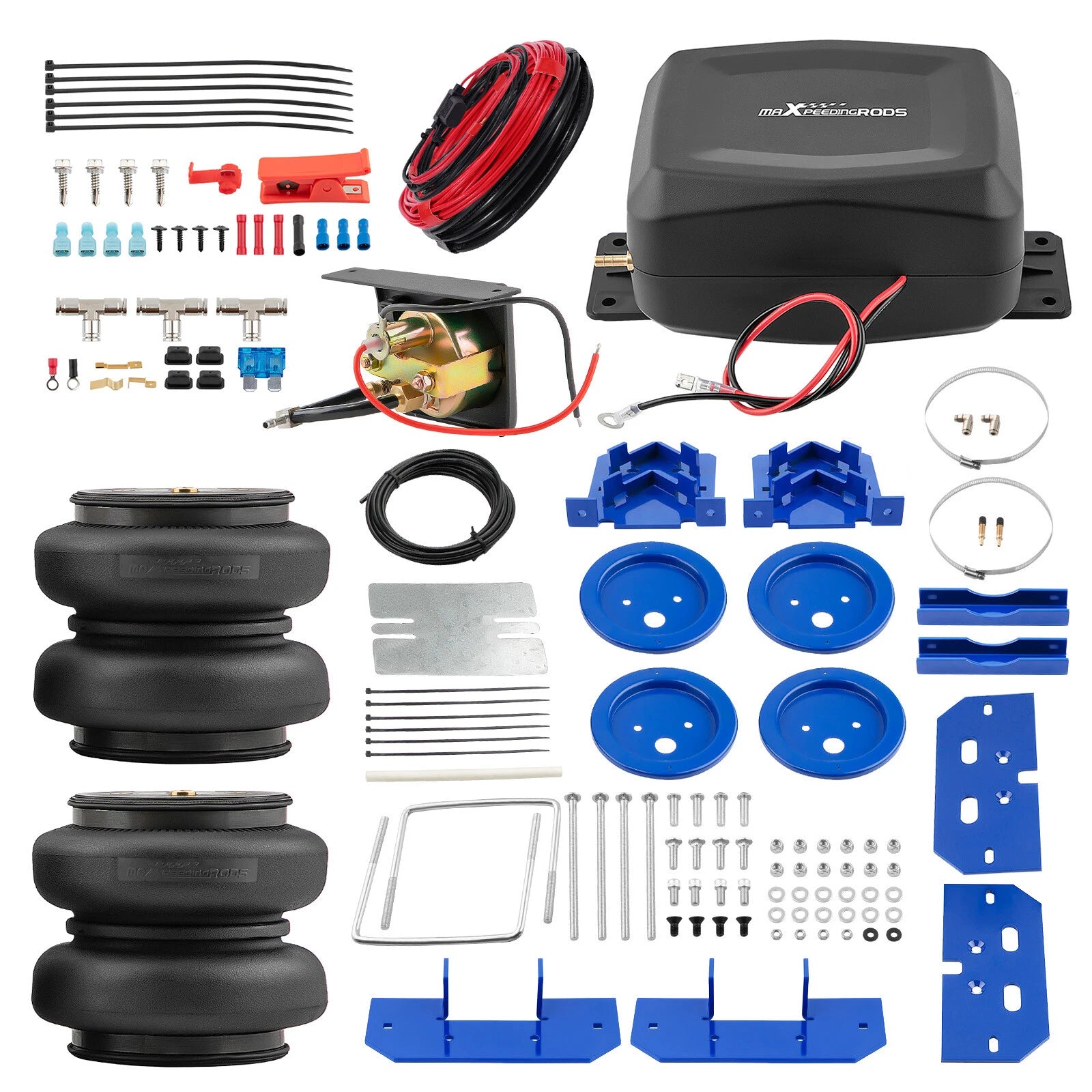 Set of 2 Air Spring Bags with Air Controller Kit for Dodge Ram 2500 4WD (2011–2013)
