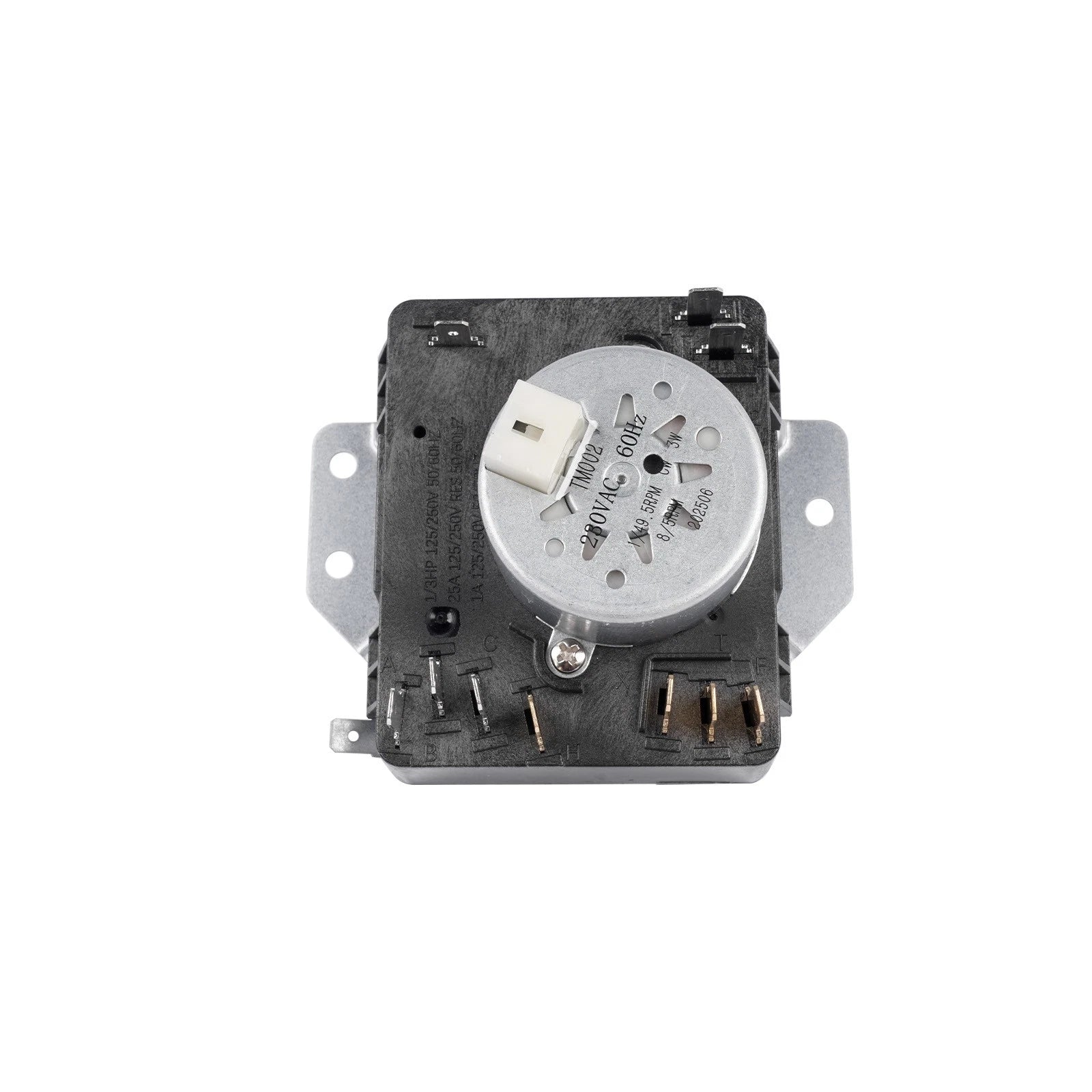 Dryer Timer for Whirlpool WPW10185982 W10185982 (3LMEDC315FW0) D-Shaped Shaft Black