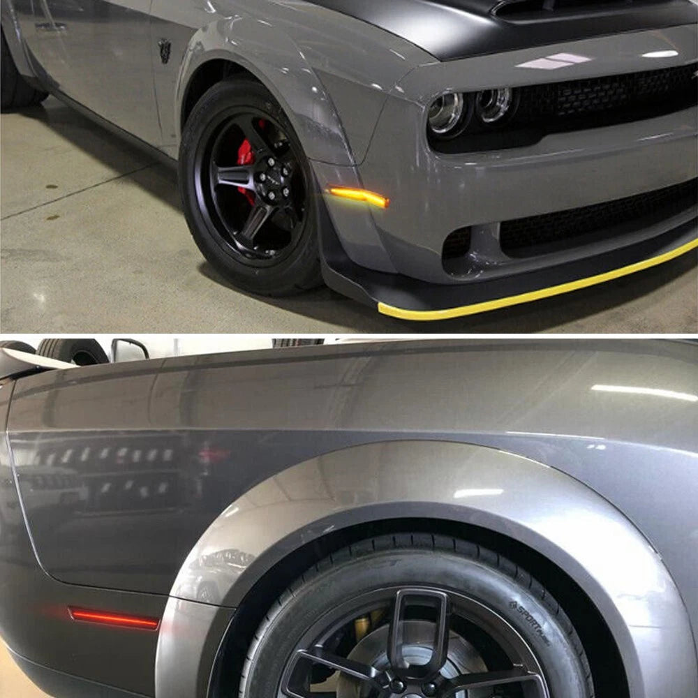 LED Bumper Side Marker Light for Dodge Challenger SRT Hellcat Widebody (2018–2022)