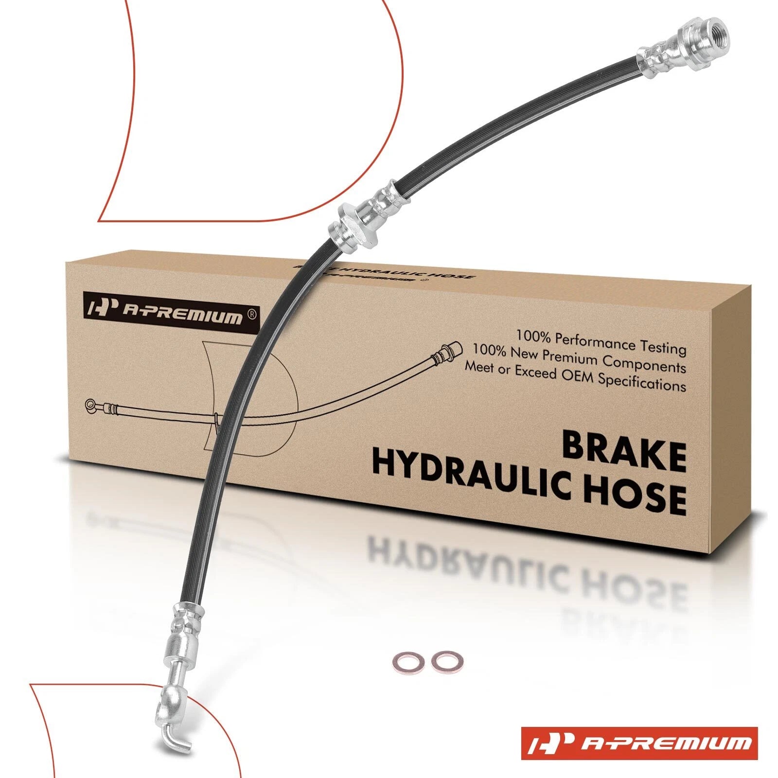 Front Brake Hydraulic Hose for Honda Passport (1994–1995) Isuzu Pickup