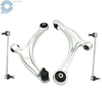 Set of 4 Front Lower Control Arms with Sway Bar Link for Honda Odyssey (2005–2010)