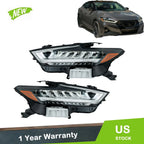 Chrome LED Headlight Housing for Nissan Maxima (2019–2021)