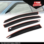 Window Visors for Subaru WRX STI (2015–2019) Smoke Tinted Acrylic
