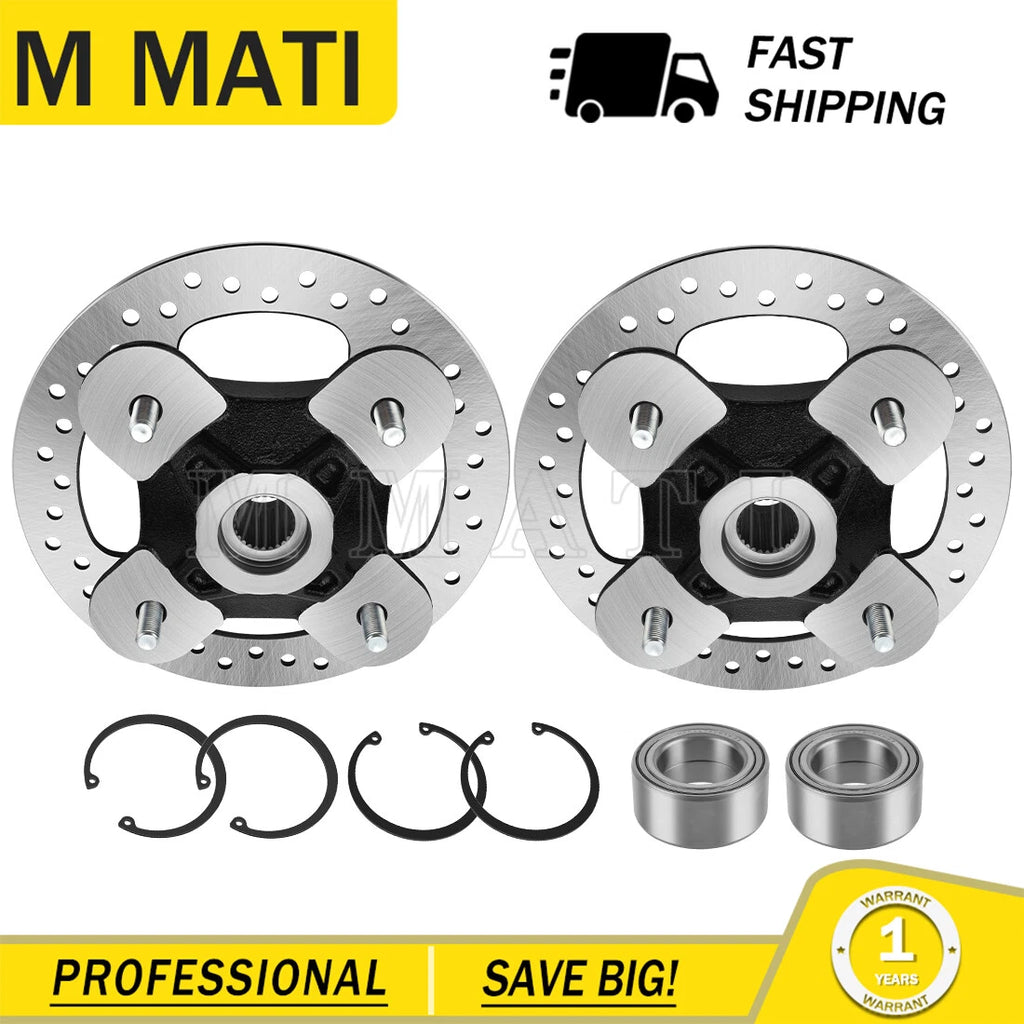 Wheel Hub Rotor with Bearings for Polaris RZR XP 1000, RZR XP 4 1000 (2014–2023)