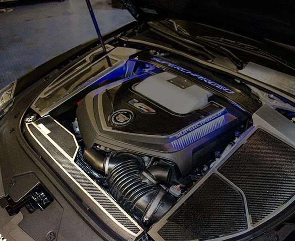 Radiator Cover Polished Finish for 2006-2015 Cadillac CTS V (2006–2015)