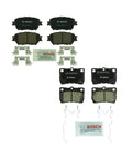 Set of 4 Bosch QuietCast Ceramic Disc Brake Pads for Lexus Sedan V6