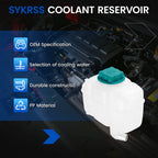 Front Coolant Overflow Tank w/ Cap for Volvo S70 S80 V70 (1999–2007)