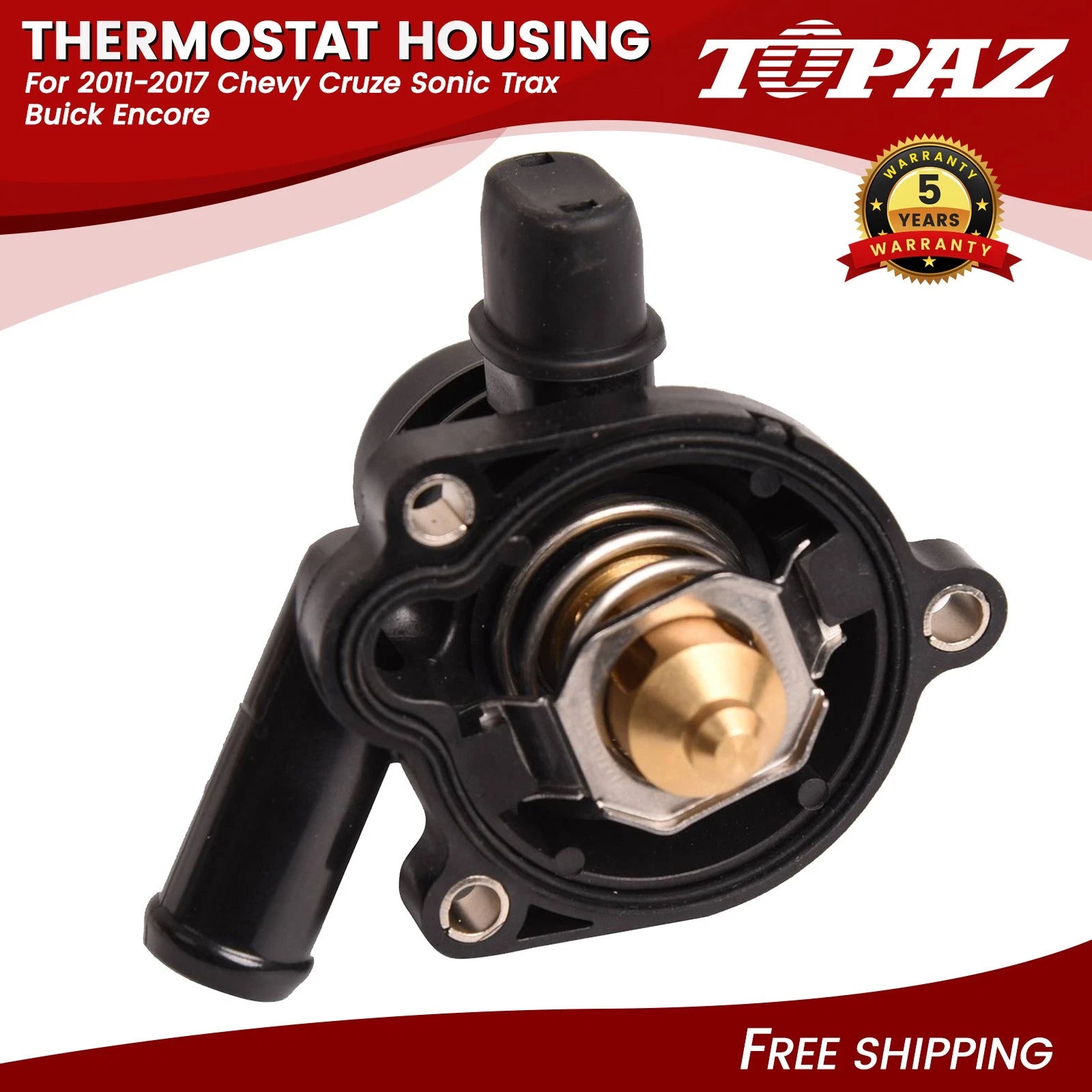 Thermostat Housing for Chevy Cruze Sonic Trax Buick Encore (2011–2017)